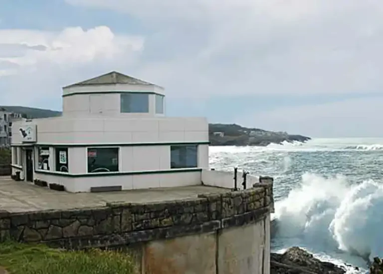Whale Watch Center building in Depoe Bay Oregon